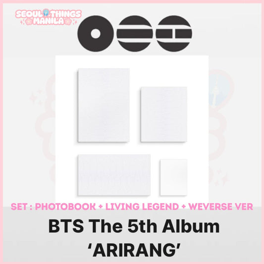 [PRE-ORDER] Sealed - BTS - 5th Album - 'ARIRANG' - STANDARD SET + LIVING LEGEND ver + WEVERSE album ver