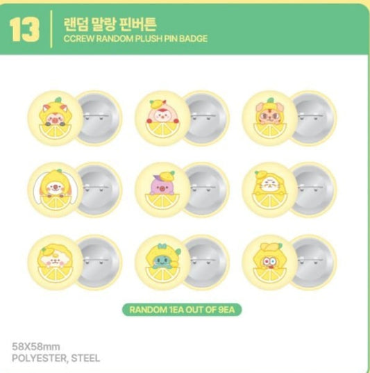 [PRE-ORDER] Sealed - CRAVITY - RANDOM CCREW PLUSH PIN BADGE - 2026 Cravity Fan-Con [VITY FESTA] - official MD