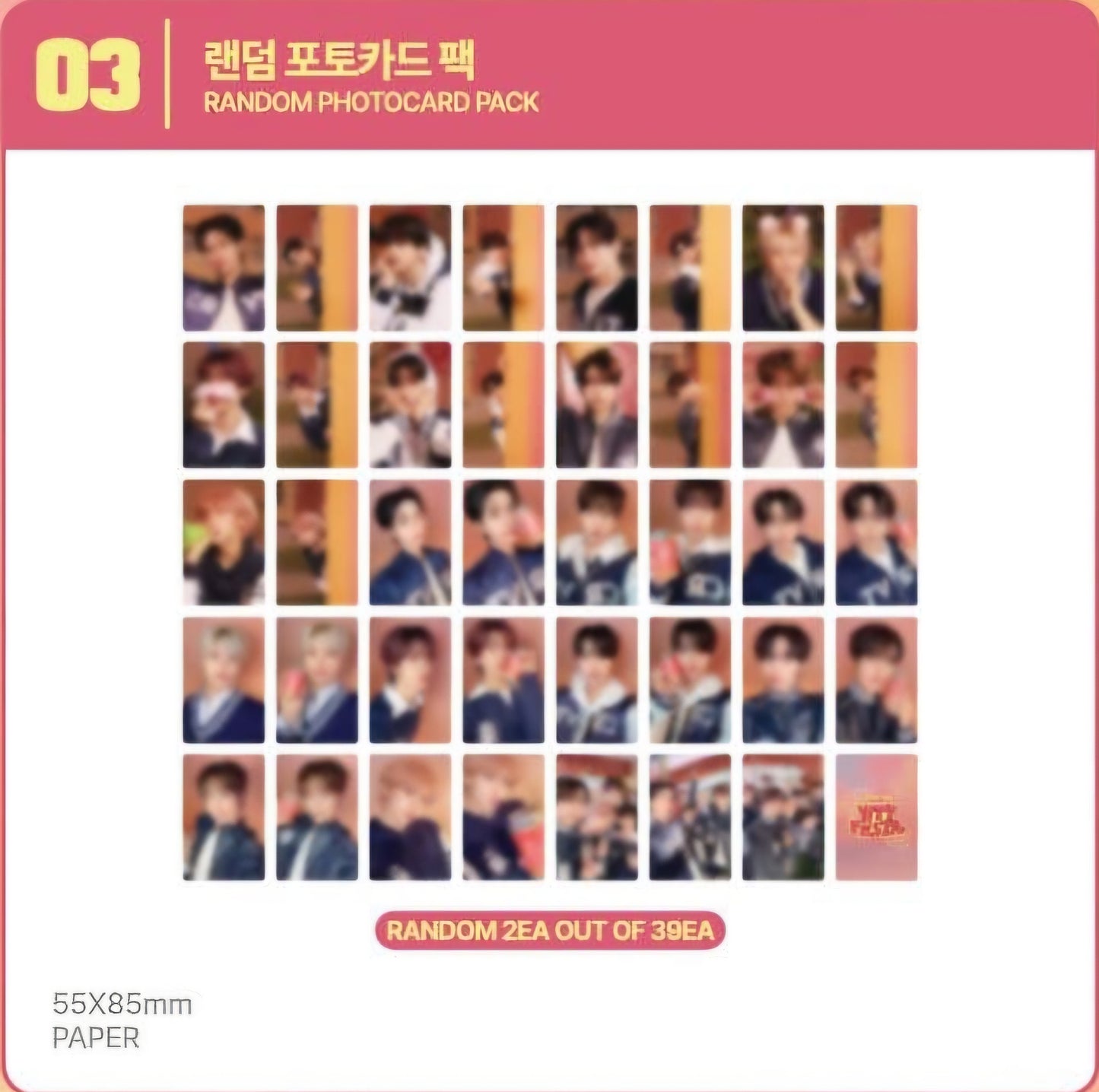 [PRE-ORDER] Sealed - CRAVITY - RANDOM PHOTOCARD PACK - 2026 Cravity Fan-Con [VITY FESTA] - official MD