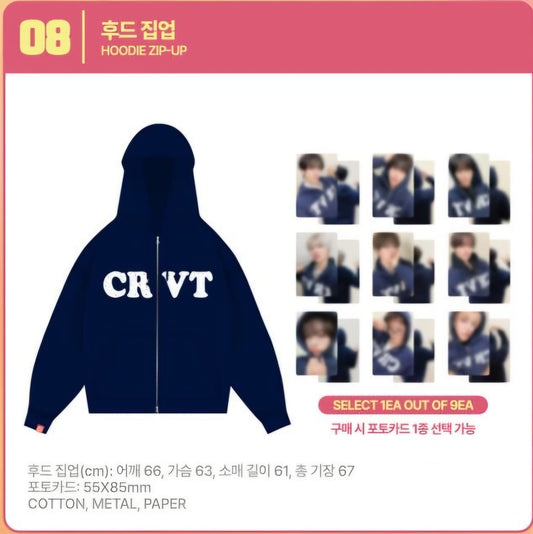 [PRE-ORDER] Sealed - CRAVITY - HOODIE ZIP-UP - 2026 Cravity Fan-Con [VITY FESTA] - official MD