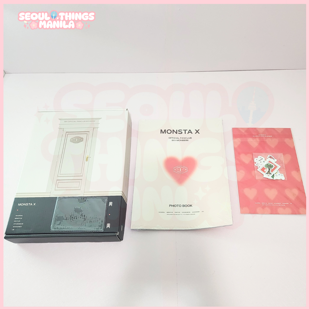 [ON HAND] Sealed MONSTA X - Monbebe Official Fanclub 8th Generation 8 기 - Kit inclusions