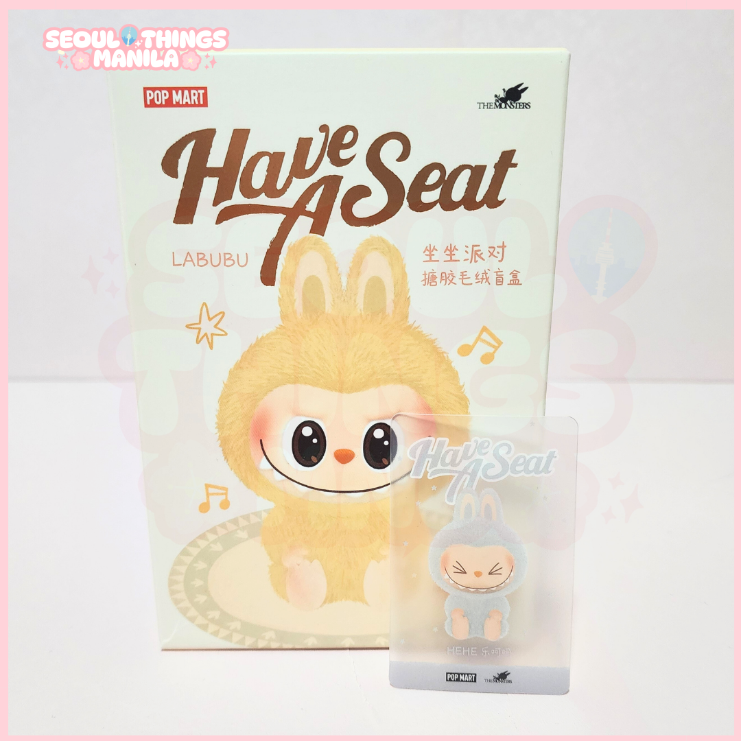 [ON HAND] Sealed Foil - POP MART - Labubu - Have A Seat Edition