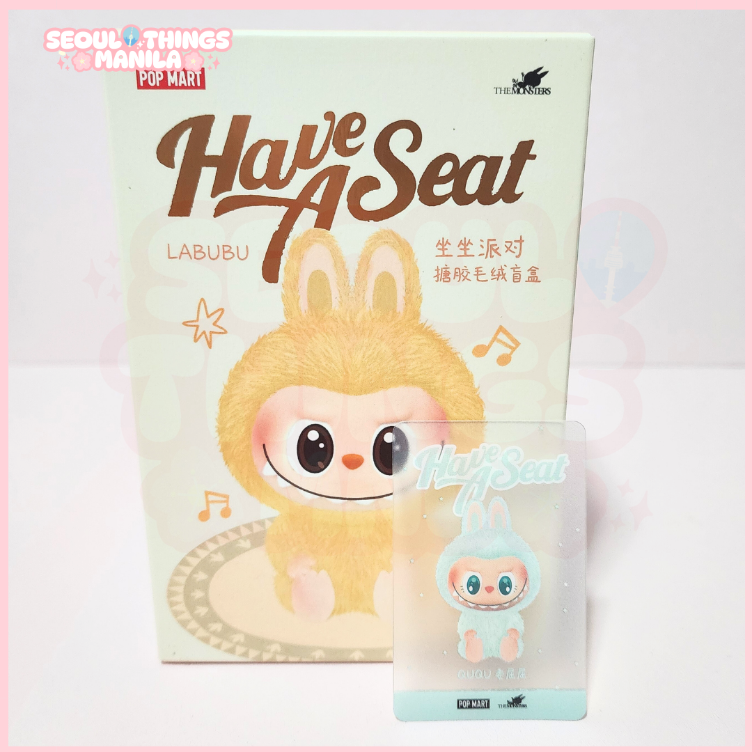 [ON HAND] Sealed Foil - POP MART - Labubu - Have A Seat Edition