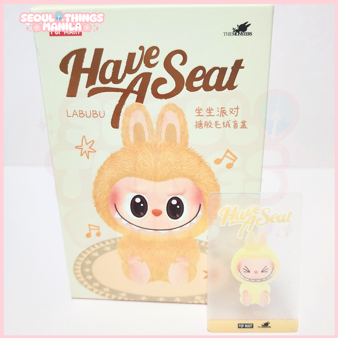 [ON HAND] Sealed Foil - POP MART - Labubu - Have A Seat Edition