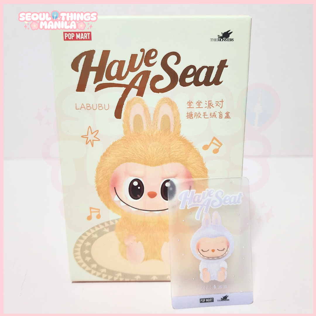 [ON HAND] Sealed Foil - POP MART - Labubu - Have A Seat Edition
