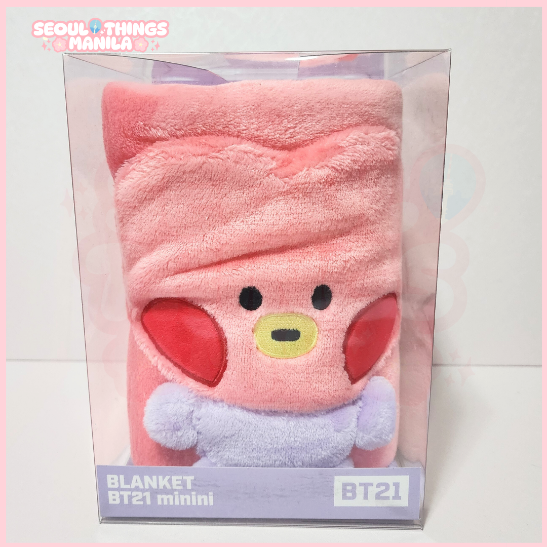 [ON HAND] Sealed MD - BTS - BT21 minini - Blanket - V Taehyung - Tata version