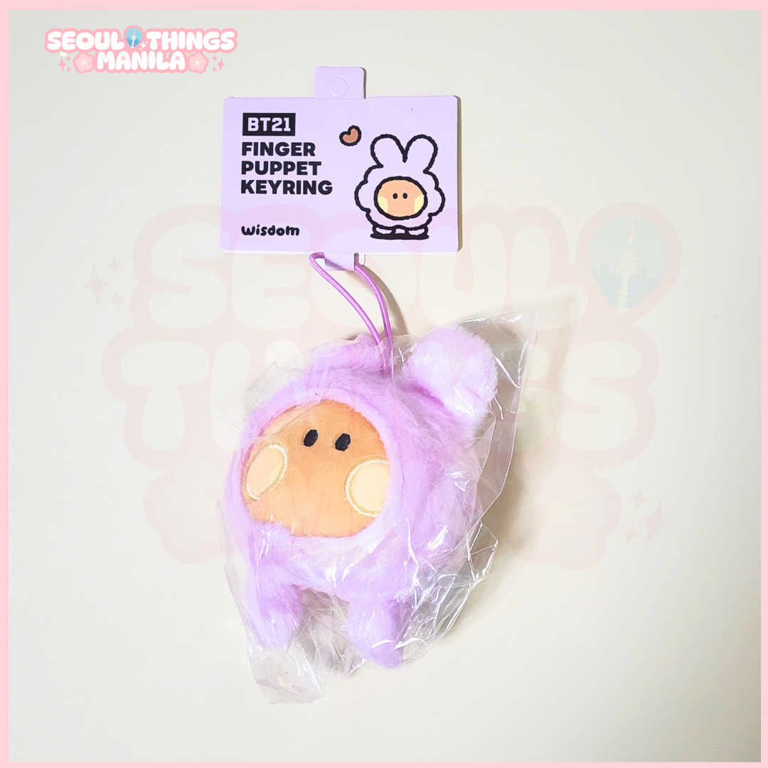 [ON HAND] Sealed MD - BTS - BT21 minini - Finger Puppet Keyring - Shooky version
