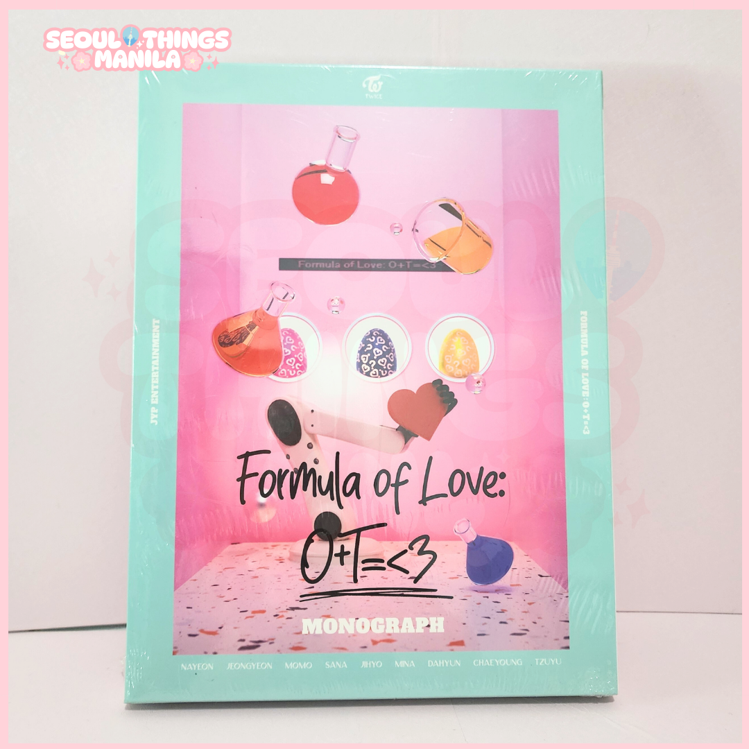 [ON HAND] Sealed MD - TWICE - Formula of Love: O+T = <3 Photobook - Limited Edition