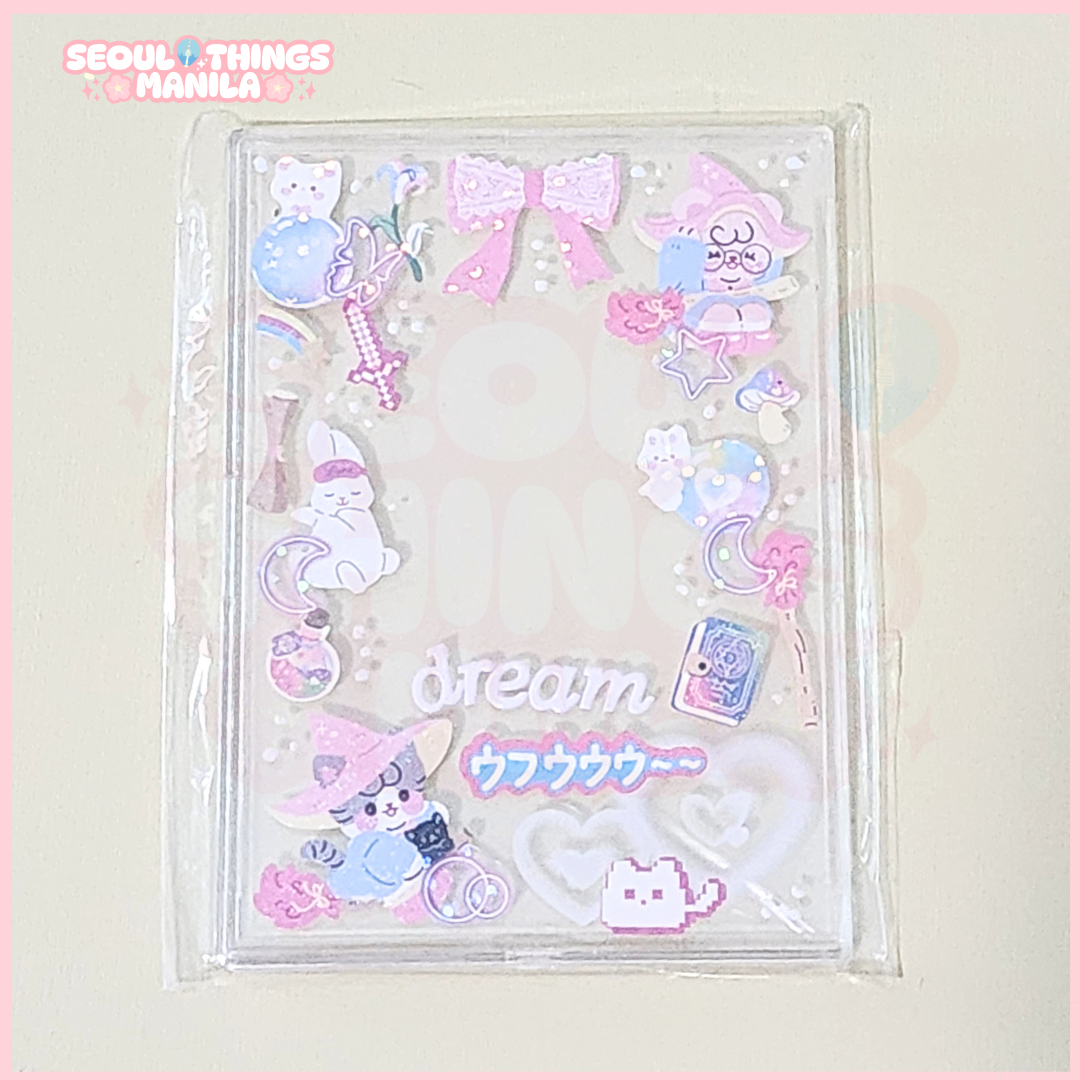 [ON HAND] Sticker Design - Recessed Snap - Photocard Top Loader