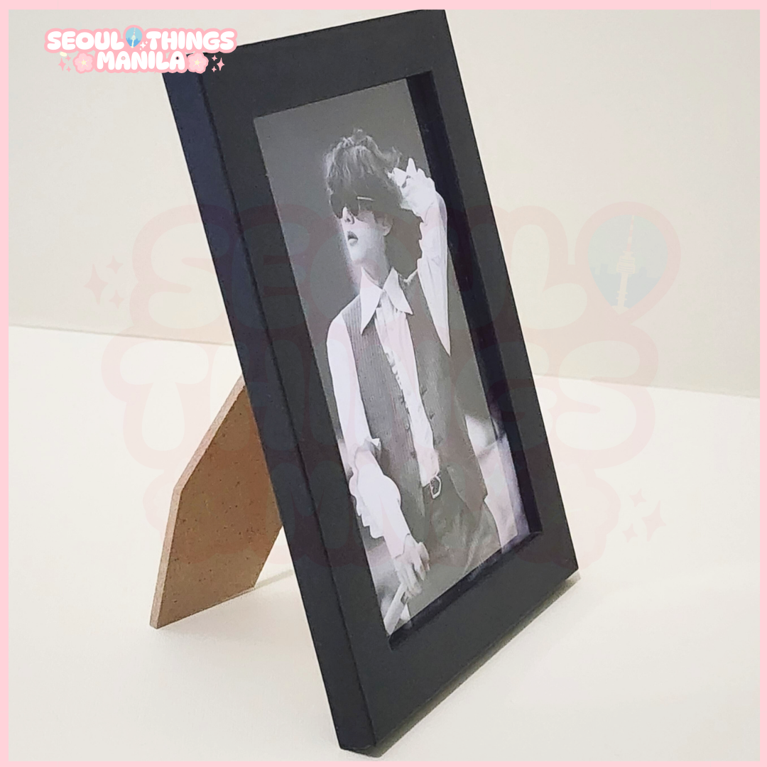 [ON HAND] Unsealed - Unofficial MD - BTS - V Taehyung - Monochrome Picture with Frame