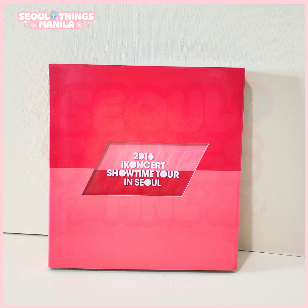 [ON HAND] Unsealed - iKON - 2016 iKONCERT - 'SHOWTIME' tour in Seoul Live CD album package