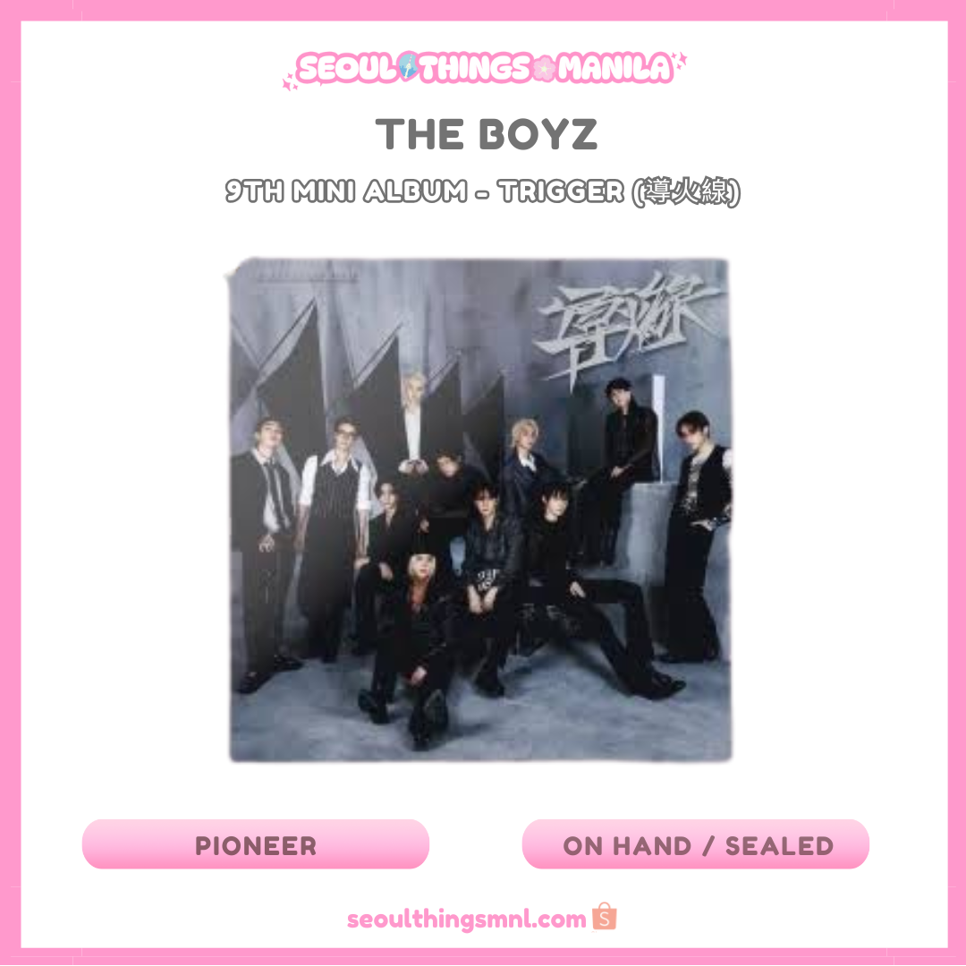 [ON HAND] Sealed - THE BOYZ - 9th Mini Album - Trigger - Pioneer Ver