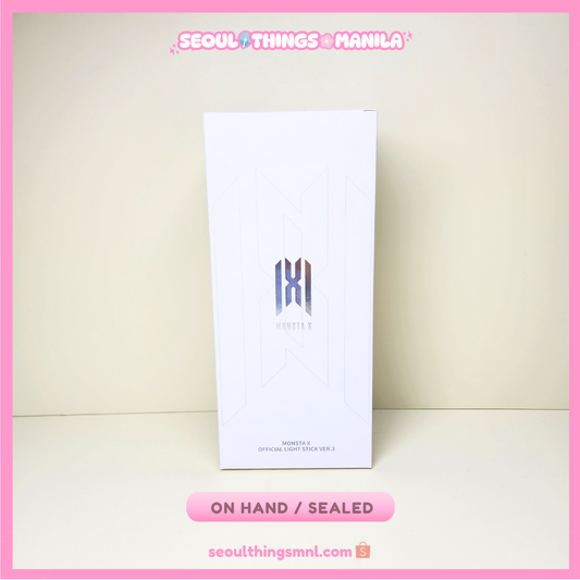 [ON HAND] Unsealed - MONSTA X - Official Lightstick - Ver 3