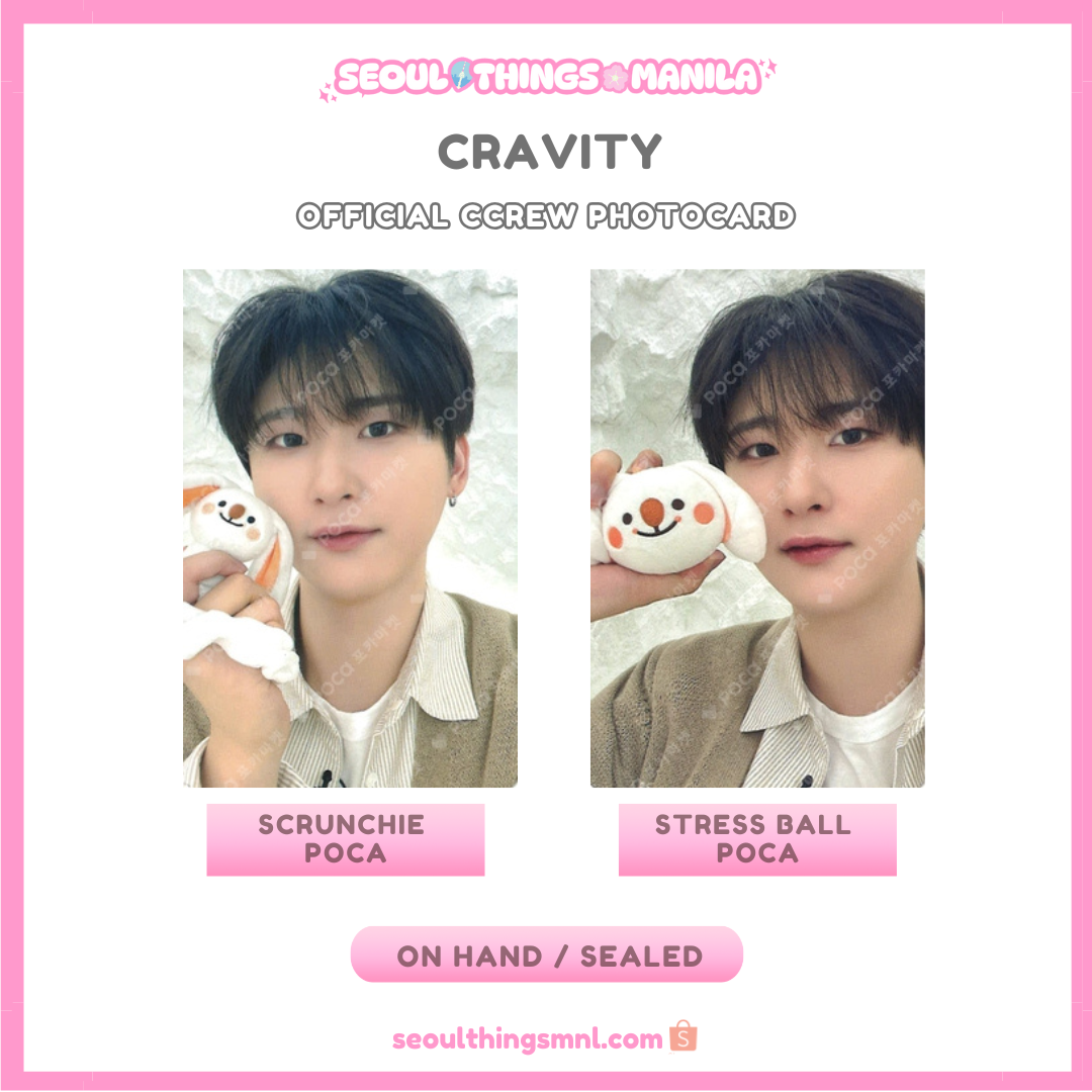 [ON HAND] CRAVITY - Official Ccrew Photocard - Woobin
