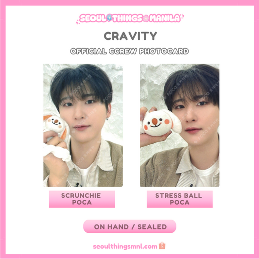 [ON HAND] CRAVITY - Official Ccrew Photocard - Woobin