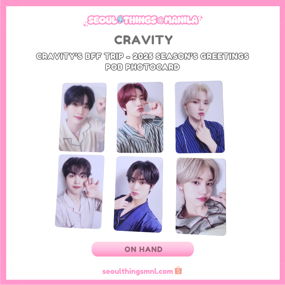 [ON HAND] CRAVITY - 2025 Season's Greetings - Cravity's BFF Trip - POB Photocard