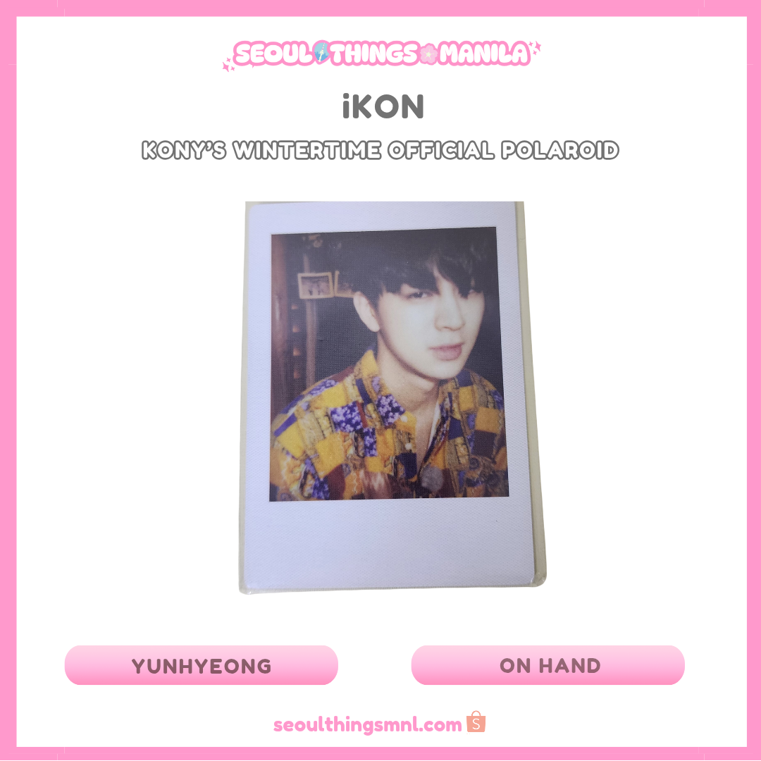 [ON HAND] iKON - Kony's Wintertime Official Polaroid