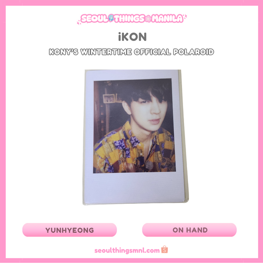 [ON HAND] iKON - Kony's Wintertime Official Polaroid