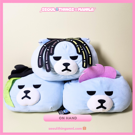 [ON HAND] Unsealed - BIGBANG - Krunk - Pillow Plush - G-Dragon, Taeyang, T.O.P