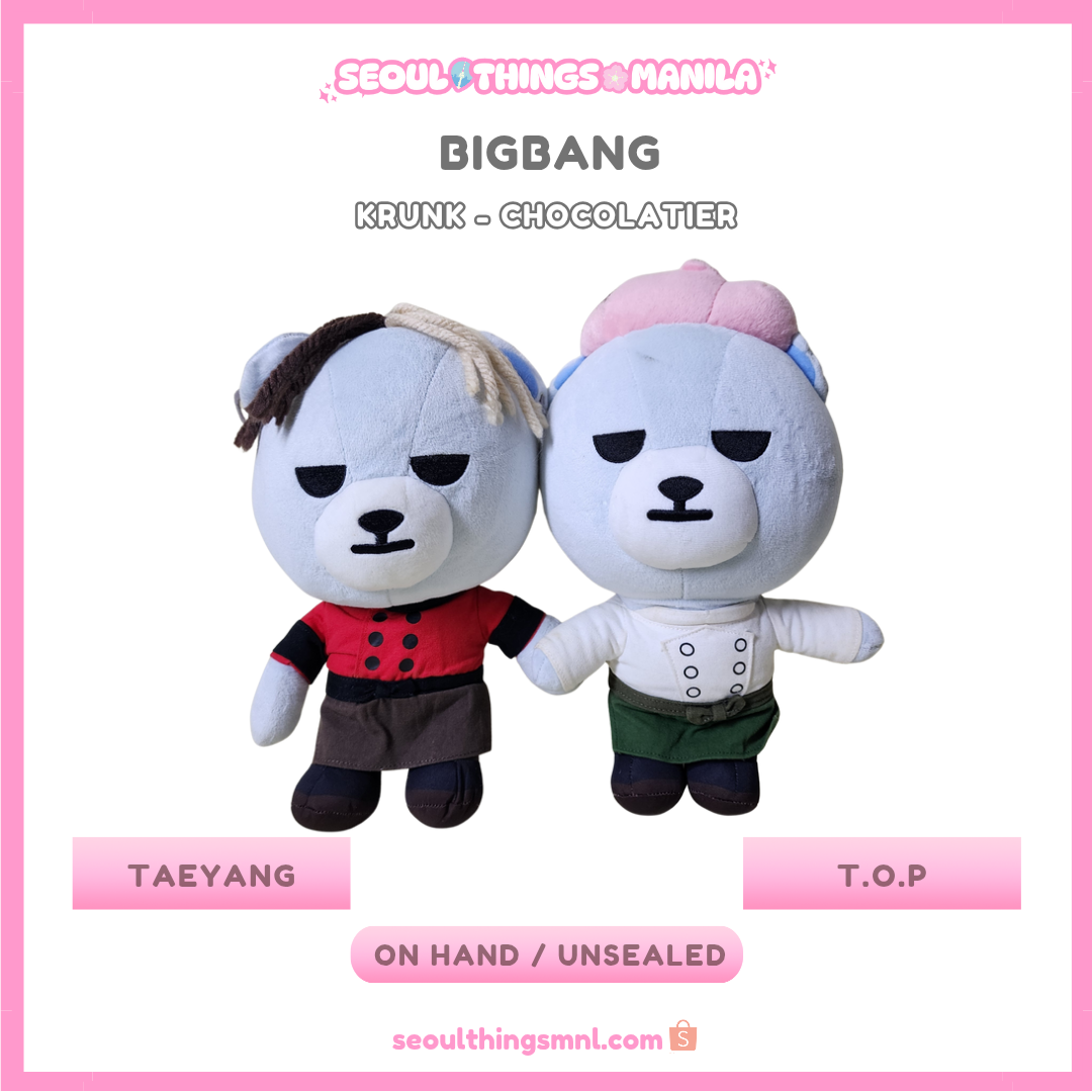[ON HAND] Unsealed - BIGBANG - Krunk - Chocolatier - T.O.P, Taeyang