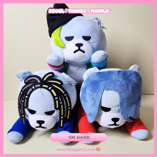 [ON HAND] Unsealed - BIGBANG - Krunk - Lying Down Plushie - Fxxk It Ver - G-Dragon, Taeyang, Daesung