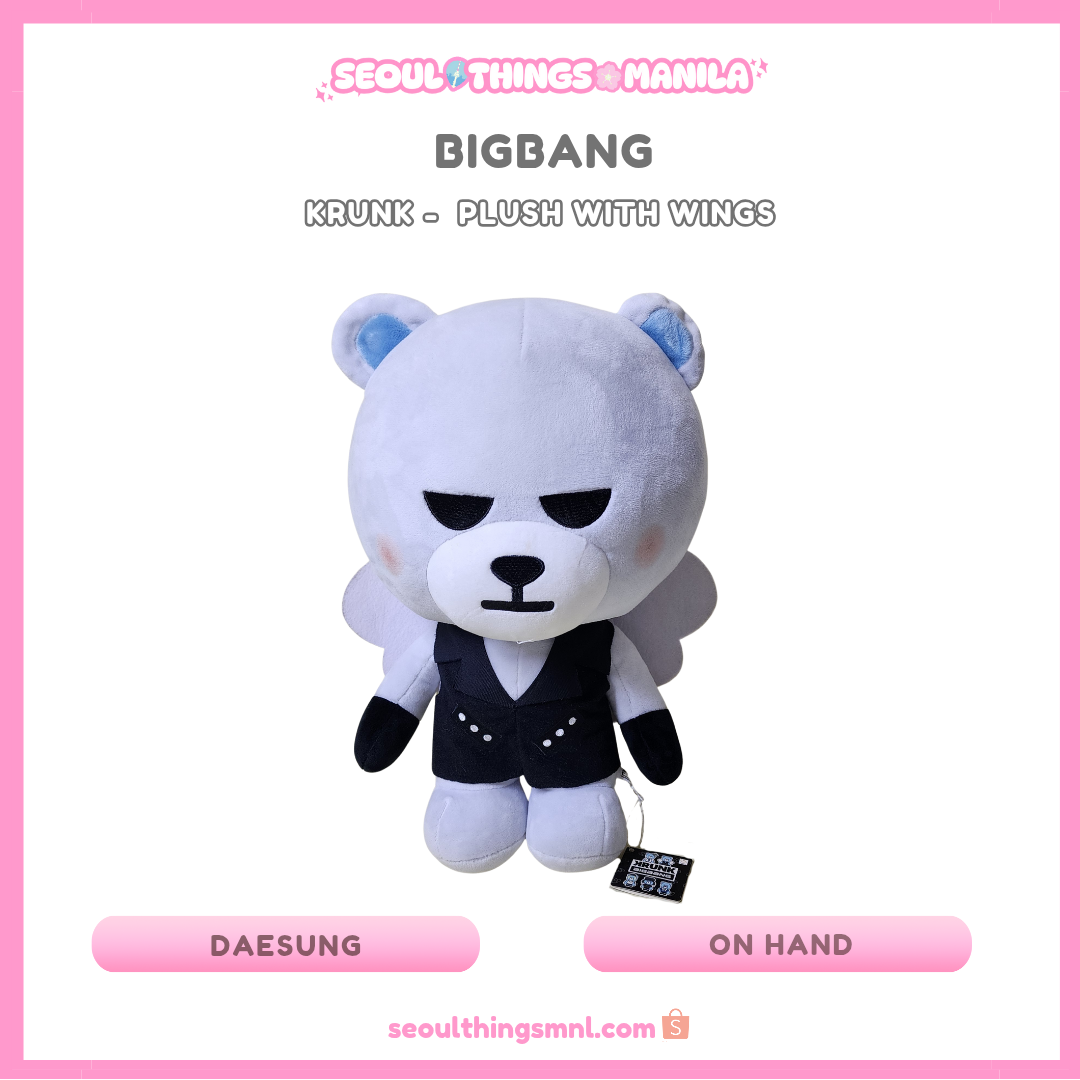 [ON HAND] Unsealed - BIGBANG - Krunk - Angel Plush - Daesung
