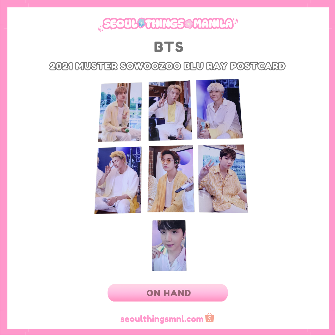 [ON HAND] BTS - 2021 Muster Sowoozoo Blu-ray - postcard set
