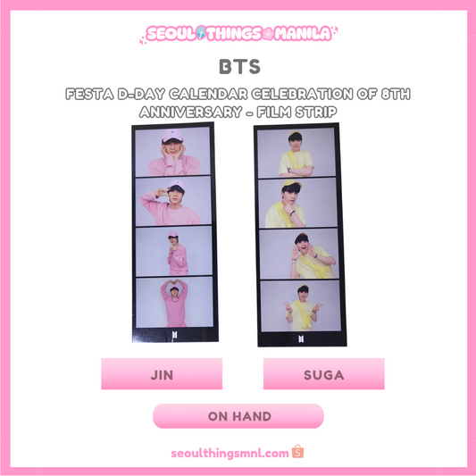 [ON HAND] BTS - Festa D-Day Calendar Celebration of 8th Anniversary - Film Strip