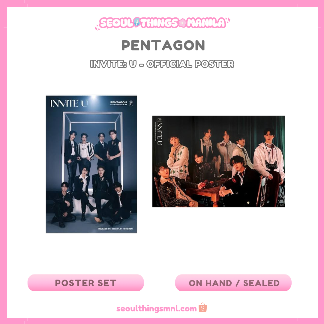 [ON HAND] Sealed MD - PENTAGON - Invite: U - Poster - Set