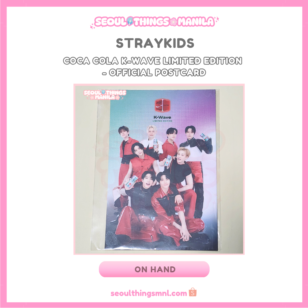 [ON HAND] STRAY KIDS - Coca Cola K-Wave Limited Edition - Official Postcard
