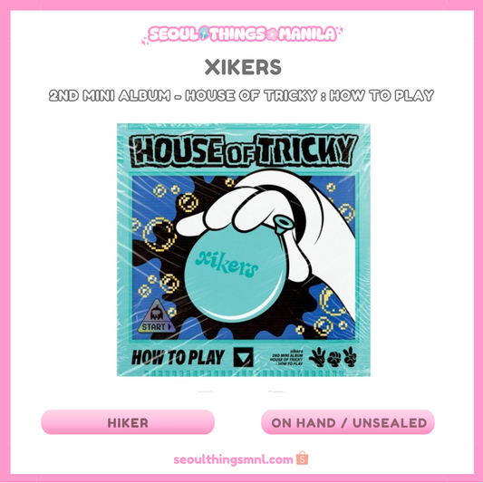 [ON HAND] Unsealed - XIKERS - 2nd Mini Album - House of Tricky: How to Play - Hiker Version
