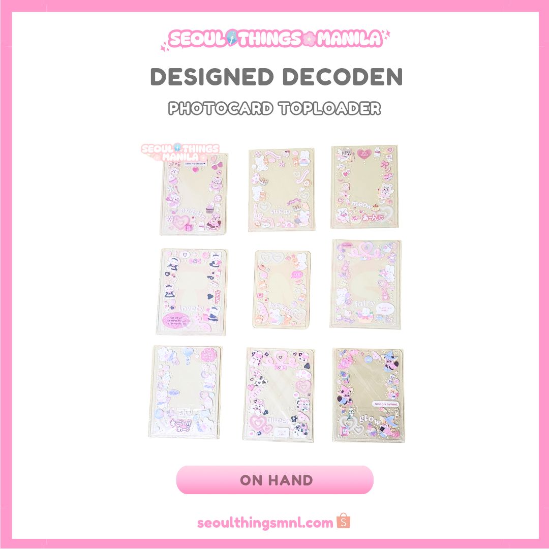 [ON HAND] Sticker Designed - Photocard Top Loader