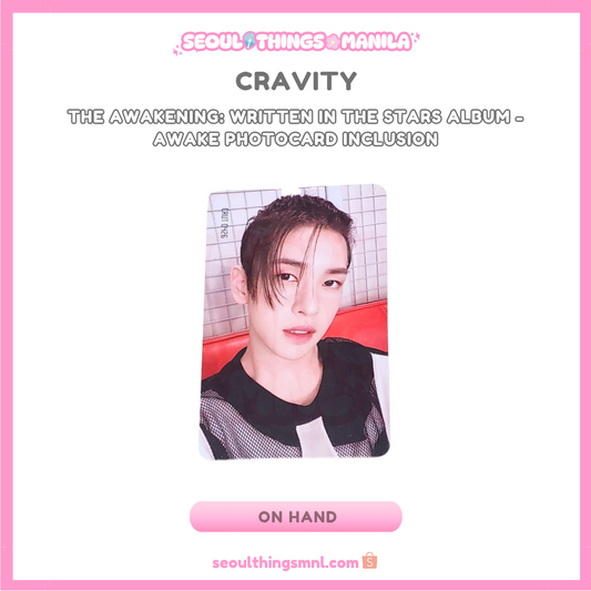 [ON HAND] CRAVITY - The Awakening: Written in the Stars Album - Awake Photocard Inclusion - Allen