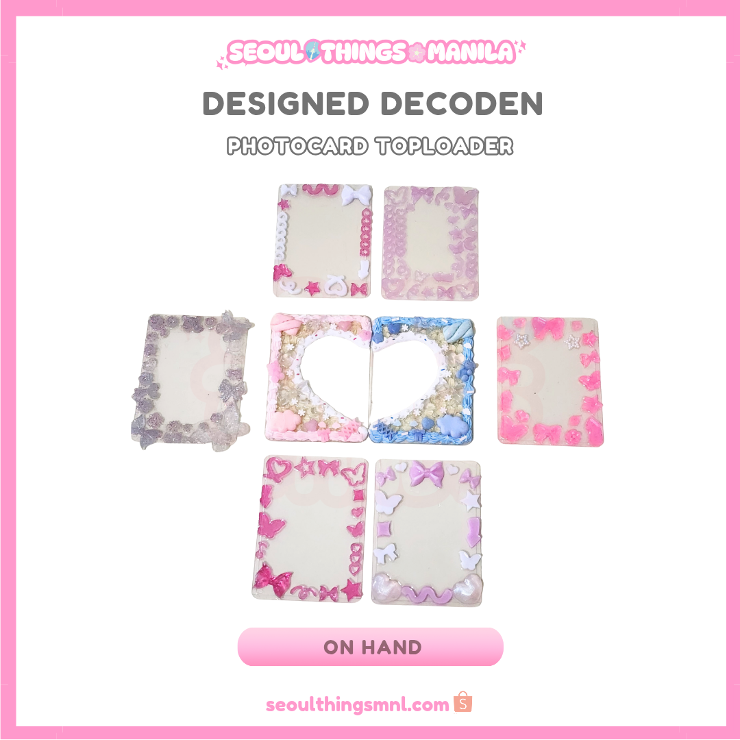 [ON HAND] Decoden Designed - Photocard Top Loader