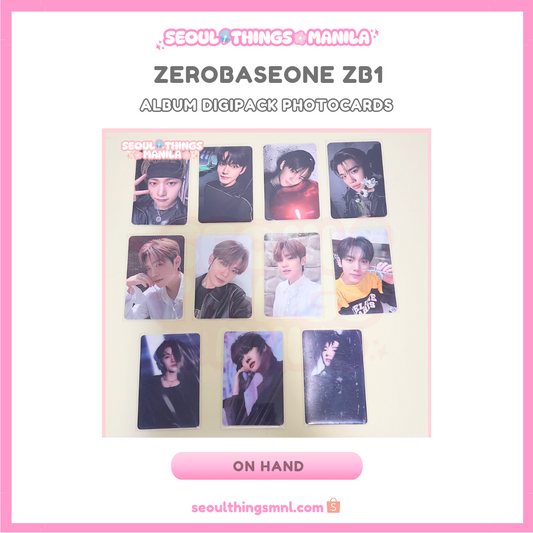 [ON HAND] ZEROBASEONE ZB1 - Album Digipack Photocards