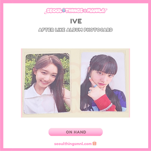 [ON HAND] IVE - After Like Album Photocard