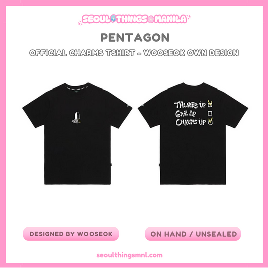 [ON HAND] Unsealed MD - PENTAGON - Charms Tshirt - Wooseok own design