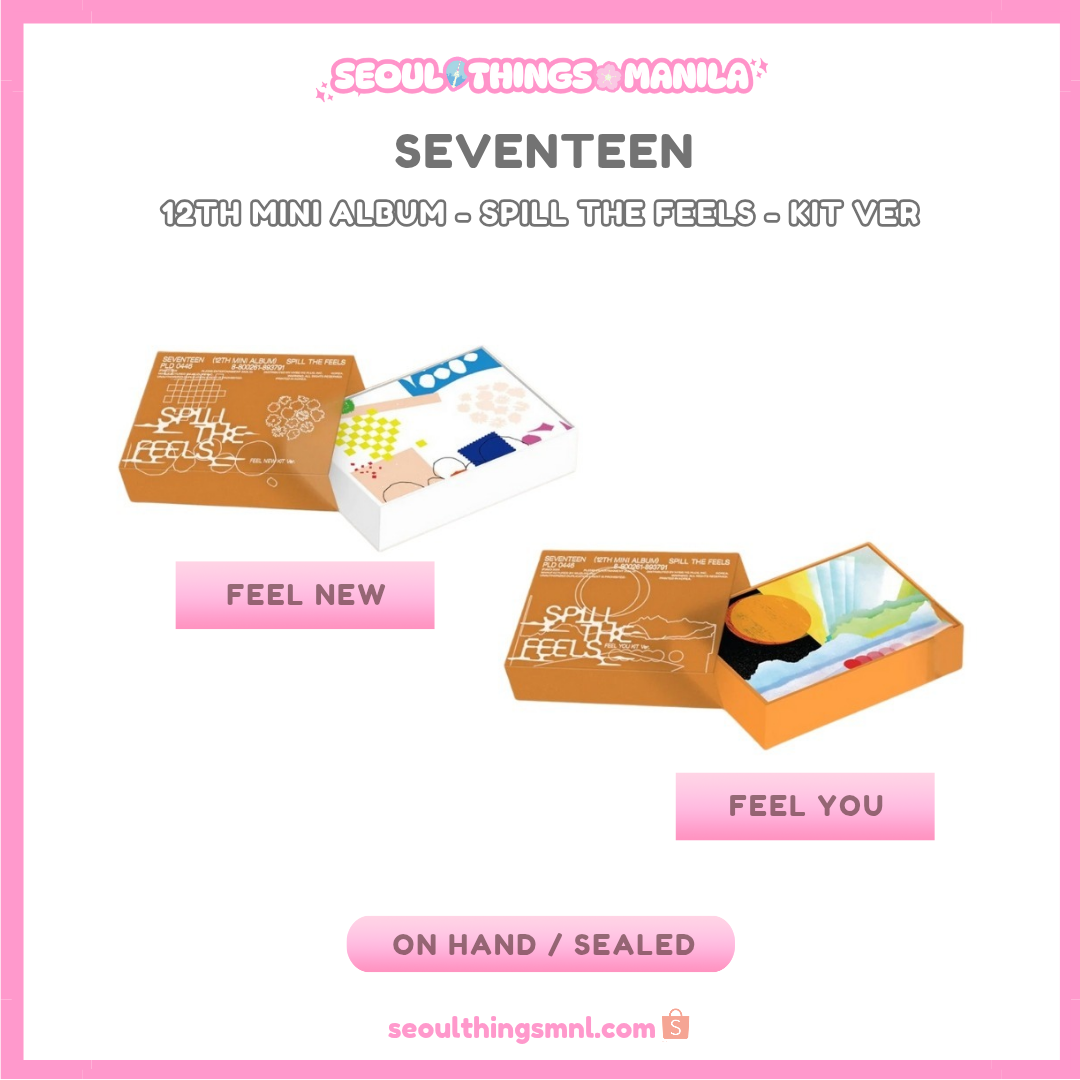 [ON HAND] Sealed - SEVENTEEN - 12th Mini Album - Spill The Feels - KiT Ver