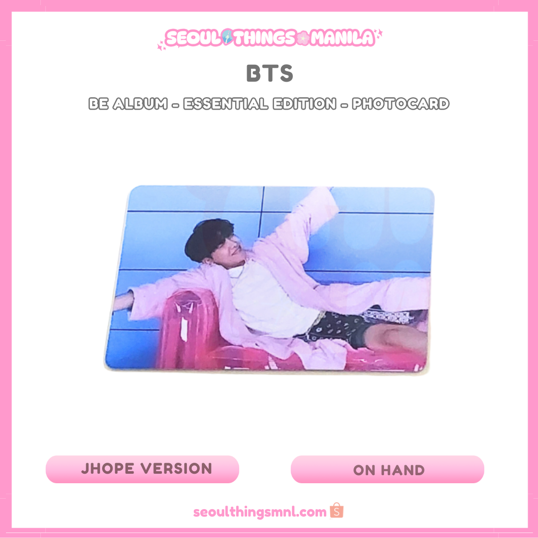 [ON HAND] BTS - BE Album - Essential Edition - Photocard