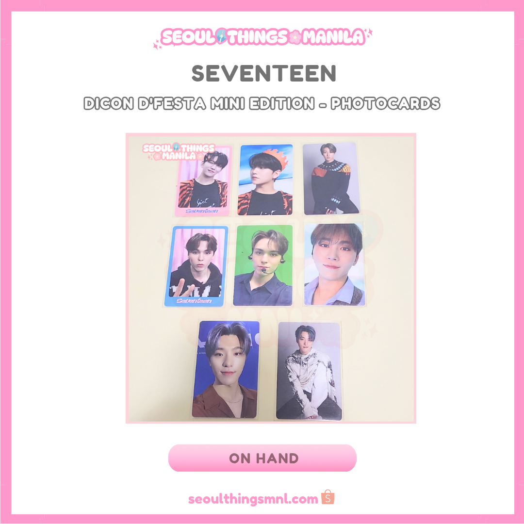 [ON HAND] SEVENTEEN - DICON D'Festa Mini Edition - Photocards