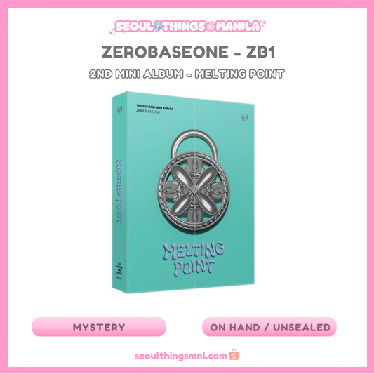 [ON HAND] Unsealed - ZEROBASEONE ZB1 - 2nd mini album - Melting Point - Mystery Version