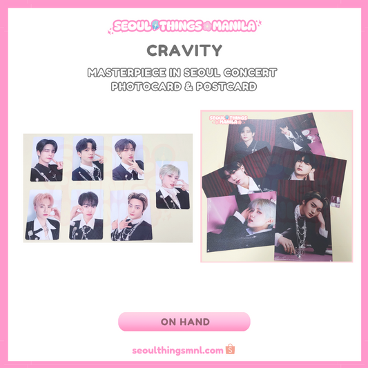 [ON HAND] CRAVITY - Masterpiece in Seoul Concert Photocard Postcard