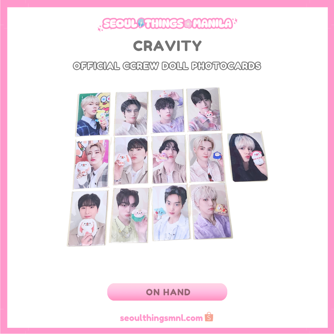 [ON HAND] CRAVITY - Official Ccrew Doll Photocards