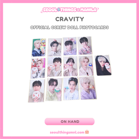 [ON HAND] CRAVITY - Official Ccrew Doll Photocards
