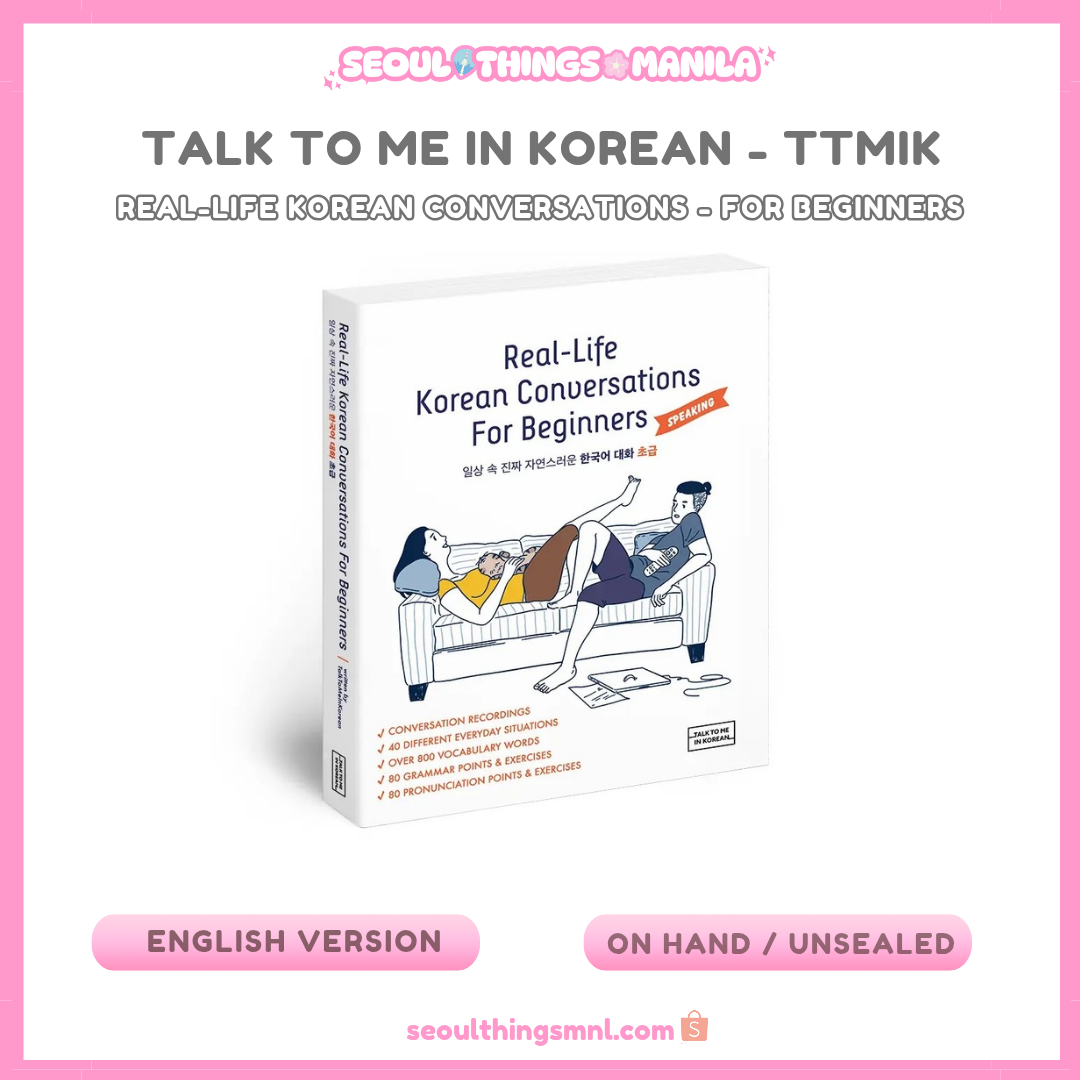 [ON HAND] TALK TO ME IN KOREAN TTMIK - Real-Life Korean Conversations for Beginners