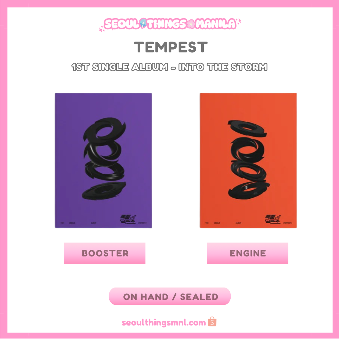 [ON HAND] Sealed - TEMPEST - 1st Single Album - Into the Storm