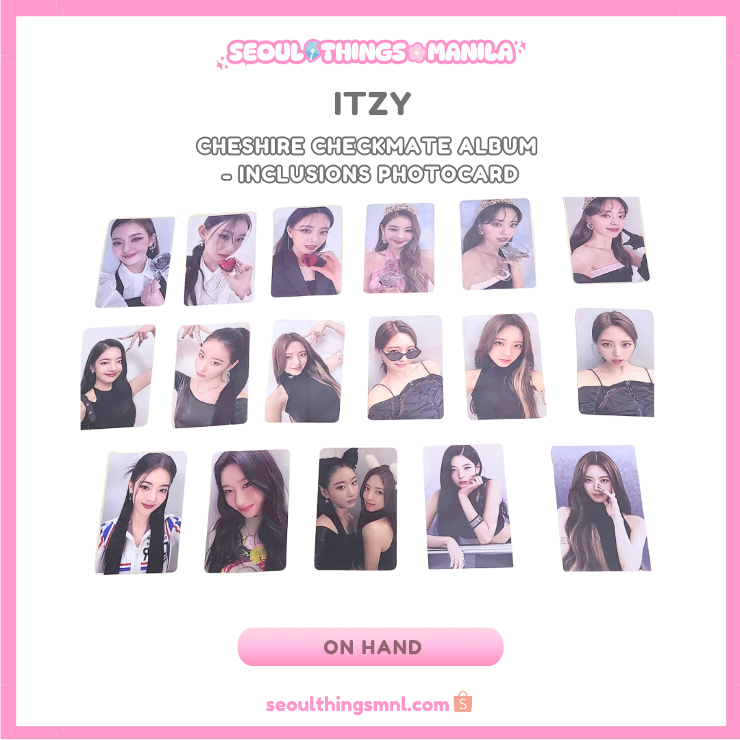 [ON HAND] ITZY - Cheshire Checkmate Album - Inclusions Photocard