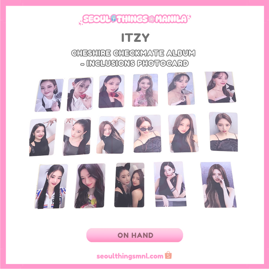[ON HAND] ITZY - Cheshire Checkmate Album - Inclusions Photocard