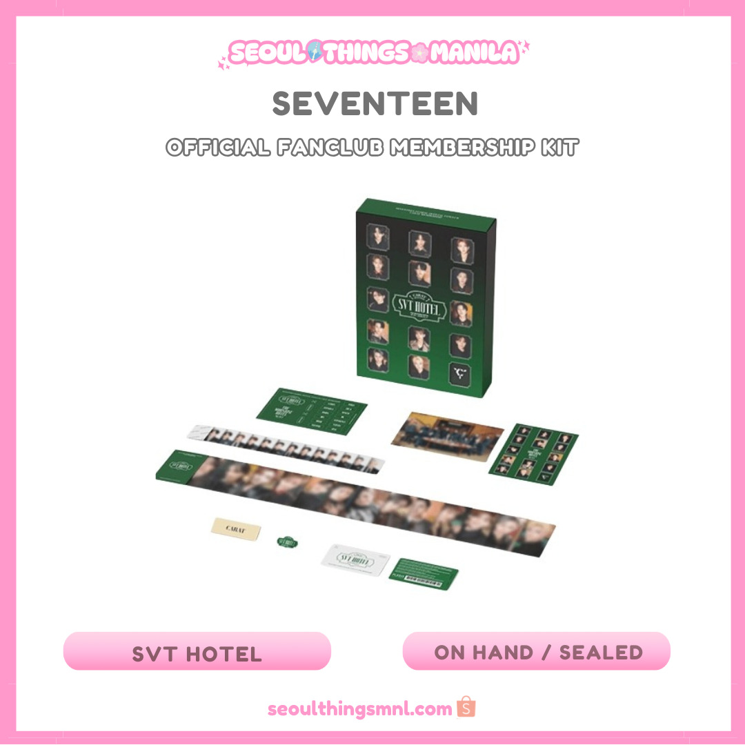 [ON HAND] Sealed - SEVENTEEN - SVT Hotel - Official Fanclub Membership Kit