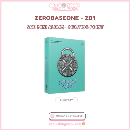 [ON HAND] Unsealed - ZEROBASEONE ZB1 - 2nd mini album - Melting Point - Mystery Version